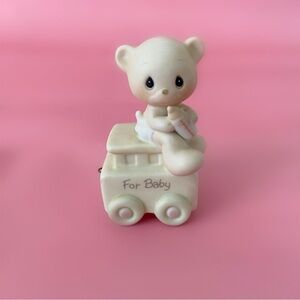 Precious moments 1985 baby gift porcelain bear ornament trinket home decor